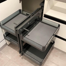 将图片加载到图库查看器,MIRAI Aluminium Magic Corner Basket With Soft Closing