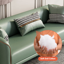 将图片加载到图库查看器,Beate PU Leather Minimalist Curve Edge Sofa