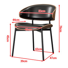 Muatkan imej ke dalam penonton Galeri, Camacho Sleek PU Leather Dining Chair