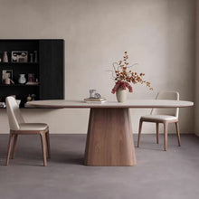 Muatkan imej ke dalam penonton Galeri, Corbett Modern Solid Ash Wood Dining Table