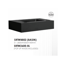 Muatkan imej ke dalam penonton Galeri, SORENTO Quartz Quartz Stone Basin