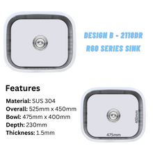 将图片加载到图库查看器,LEVANZO R60 Series Sink