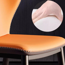 Muatkan imej ke dalam penonton Galeri, Vinny Back Posture PU Leather Dining Chair