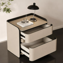 Muatkan imej ke dalam penonton Galeri, Hilario Soft Padding Leather Standalone Bedside Table
