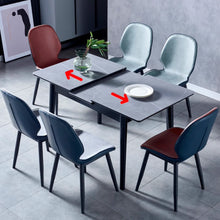 Muatkan imej ke dalam penonton Galeri, Cotton Italian Design Extendable Dining Table 1.1m to 1.4m