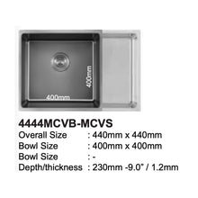 Load image into Gallery viewer, LEVANZO Mini Comb Durable 16G Stainless Steel DS47 Series Sink