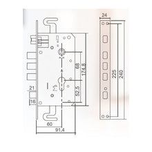 Muatkan imej ke dalam penonton Galeri, AEGLOG Smart Push Pull Door Lock AEG-SDL-SD500