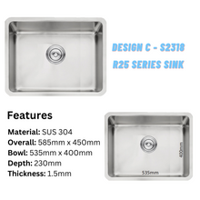 将图片加载到图库查看器,LEVANZO R25 Series Sink