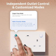 Muatkan imej ke dalam penonton Galeri, AQARA Wall Outlet H2 UK