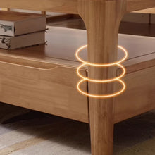 Muatkan imej ke dalam penonton Galeri, Callahan Solid Wood Modern Coffee Table