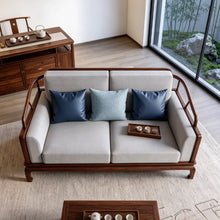 Load image into Gallery viewer, Bertie Modern Chinese Style Premium Solid Wood Sofa
