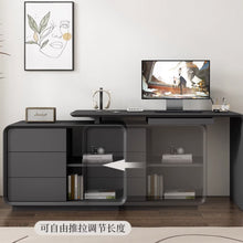 Muatkan imej ke dalam penonton Galeri, Cohen Multifunctional Study Work Gaming Desk Black White