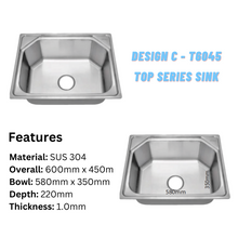 将图片加载到图库查看器,LEVANZO Top Series Singe Sink