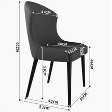 Load image into Gallery viewer, Alvin PU High Curve Dining Chair