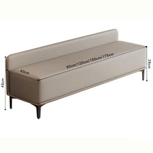 Muatkan imej ke dalam penonton Galeri, Arias Shoe Wearing PU Leather Bench
