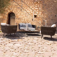 Muatkan imej ke dalam penonton Galeri, Bolton Designer Rattan Outdoor Furniture Balcony Set