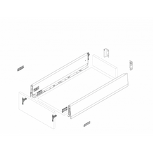 Muatkan imej ke dalam penonton Galeri, BLUM MERIVOBOX Height Drawer Combo S4