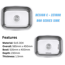 将图片加载到图库查看器,LEVANZO R60 Series Sink