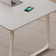 Muatkan imej ke dalam penonton Galeri, Knight Pure White Minimalist Study Work Desk