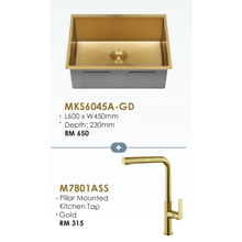 Load image into Gallery viewer, MOCHA Handmade Kitchen Sink