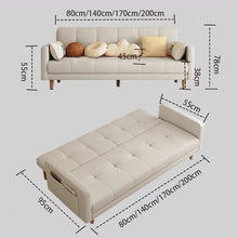 将图片加载到图库查看器,Filipo Checkecked Fabric Sofa With Side Pocket With Pillow