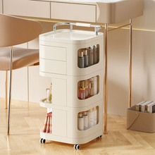 Load image into Gallery viewer, Japanese Rotating Storage Rack – Multifunctional Organizer for Perfume, Cosmetics, Snacks, and More