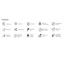 Muatkan imej ke dalam penonton Galeri, SKISET Digital Door Lock E-350