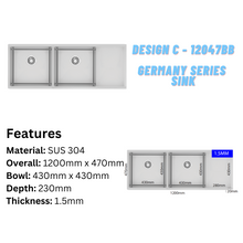 将图片加载到图库查看器,LEVENZO Germany Series Sink