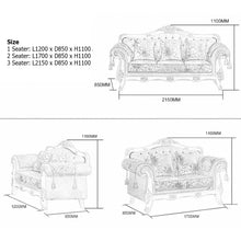 Load image into Gallery viewer, Wendel European Design Fabric Sofa