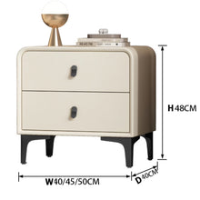 Muatkan imej ke dalam penonton Galeri, Mcneil Curve Edge Italian Design Bedside Table