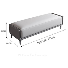 将图片加载到图库查看器,Kline Designer Lounge PU Leather Bench Fitting Room