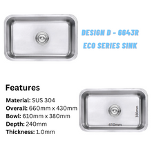 将图片加载到图库查看器,LEVANZO Eco Series Sink