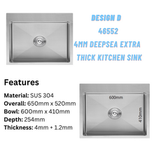 将图片加载到图库查看器,LEVANZO 4mm Extra-Thick Sink