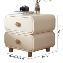 Muatkan imej ke dalam penonton Galeri, Ortiz Minimalist Double Layered PU Bedside Table