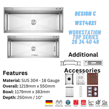 将图片加载到图库查看器,LEVANZO Workstation Top Series 26 34 40 48