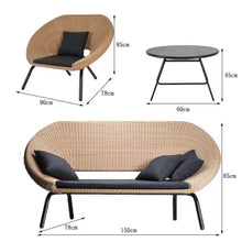 Muatkan imej ke dalam penonton Galeri, Matteo Nordic Rattan Outdoor Furniture