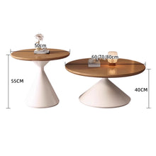 Muatkan imej ke dalam penonton Galeri, Holloway Cream Wood Coffee Table