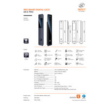 Muatkan imej ke dalam penonton Galeri, SKISET Smart Digital Lock DS-5 Pro