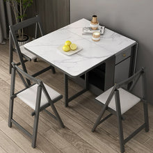 Load image into Gallery viewer, Marsh Folding Table Space Saving Sintered Stone Dining Table