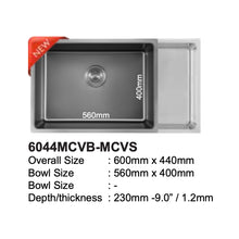 Load image into Gallery viewer, LEVANZO Mini Comb Durable 16G Stainless Steel DS47 Series Sink