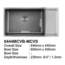 Load image into Gallery viewer, LEVANZO Mini Comb Durable 16G Stainless Steel DS47 Series Sink
