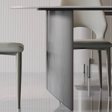 Muatkan imej ke dalam penonton Galeri, Arabella Sintered Stone Rounded Rectangle Dining Table 1.3m to 1.8m