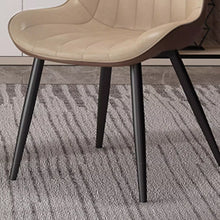 Muatkan imej ke dalam penonton Galeri, Pacheco PU Leather Cushion Luxury Dining Chair