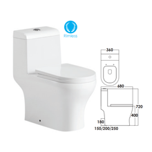 Load image into Gallery viewer, SORENTO One-Piece Water Closet