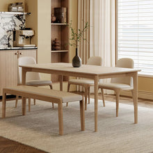 Muatkan imej ke dalam penonton Galeri, Cameron Solid Wood Japanese Style Dining Set