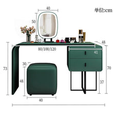 Muatkan imej ke dalam penonton Galeri, Arroyo Designer Sleek Dressing Table Set 1m to 1.2m