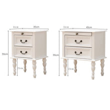 Muatkan imej ke dalam penonton Galeri, Webster Solid Wood European Bedside Table