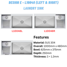 将图片加载到图库查看器,LEVANZO Laundry Sink