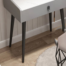 Muatkan imej ke dalam penonton Galeri, Sosa Minimalist Slate Top Dressing Table Set 0.6m to 1.2m