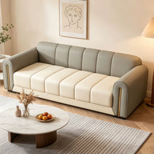 Muatkan imej ke dalam penonton Galeri, Mcleod Trendy Low Backrest Leather Sofa
